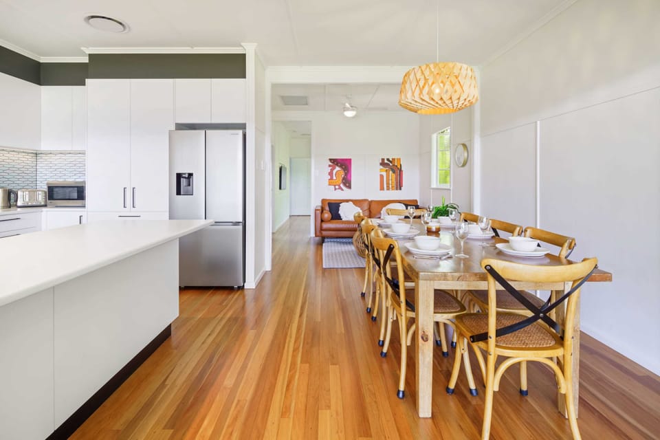 Dining and sitting area located off the kitchen
