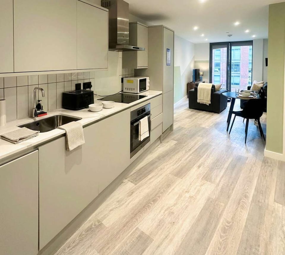 Living Space and Kitchen