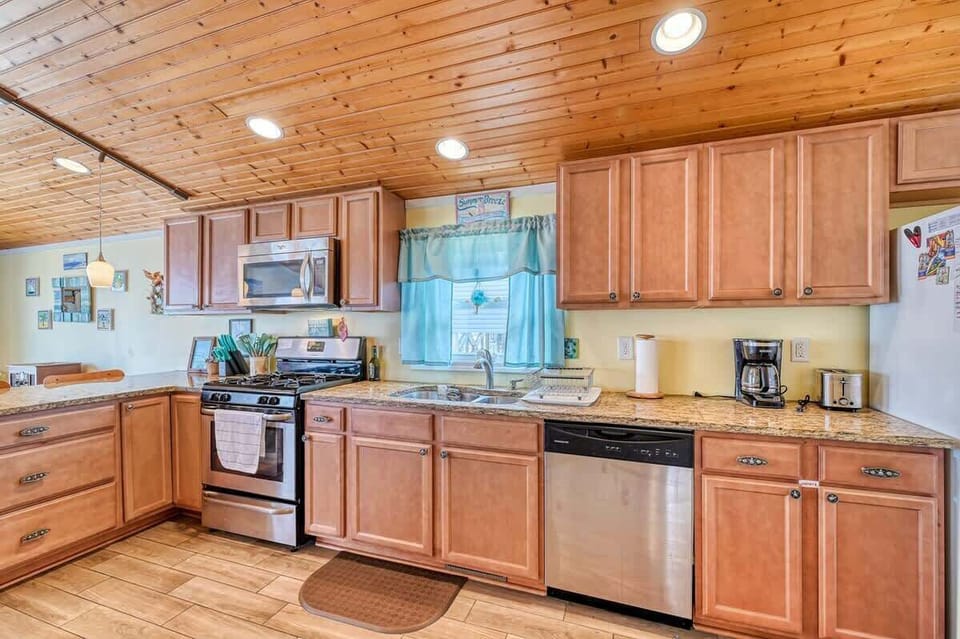 Kitchen with Granite Countertops
