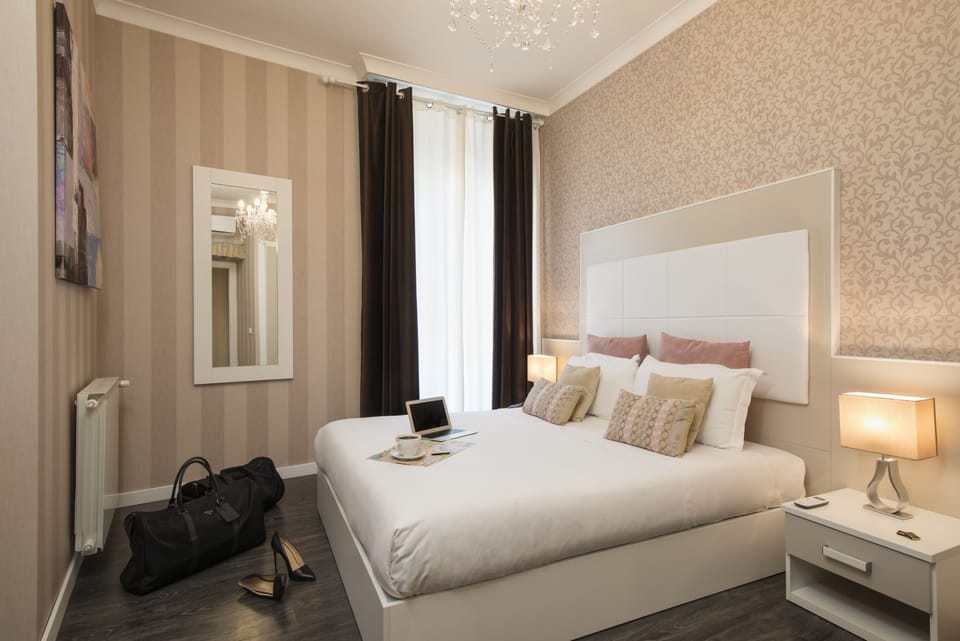 Deluxe Double Room, 1 Double Bed, City View | In-room safe, desk, free WiFi, bed sheets