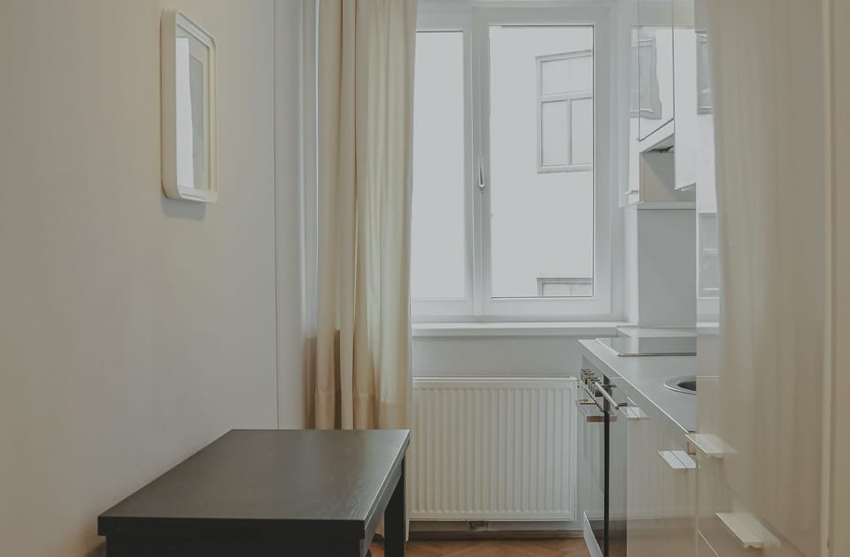 City Apartment | Private kitchen | Fridge, microwave, oven, stovetop