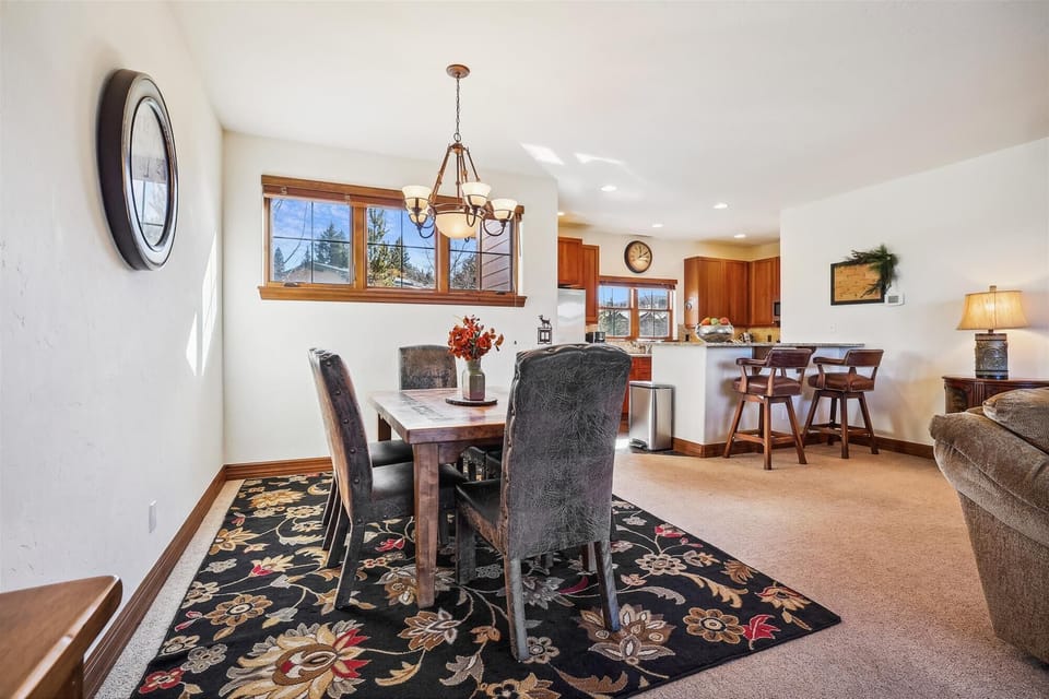 Dining Area - Highland Greens 56 - Breckenridge Vacation Rental