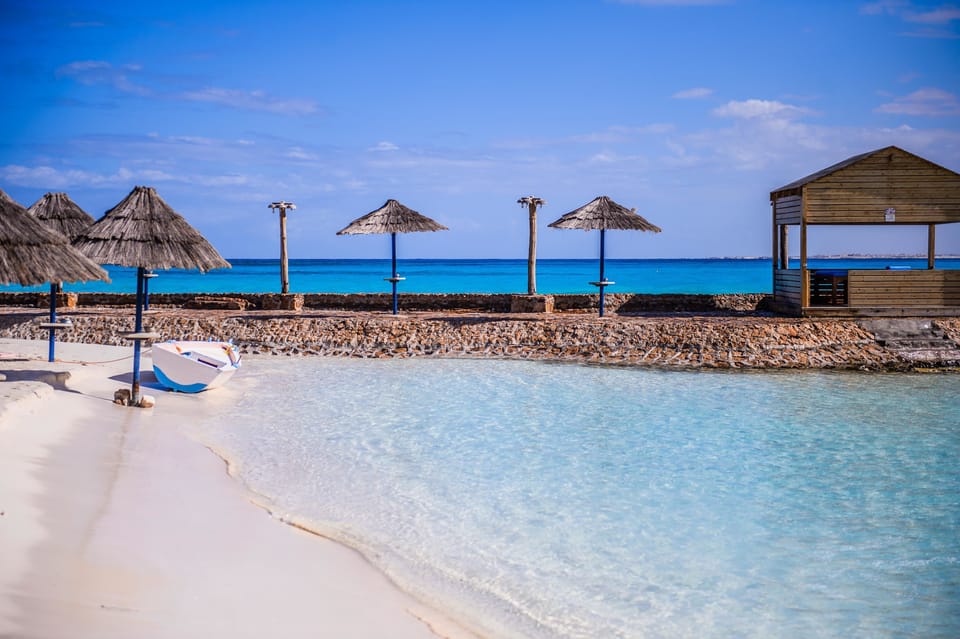 Private beach