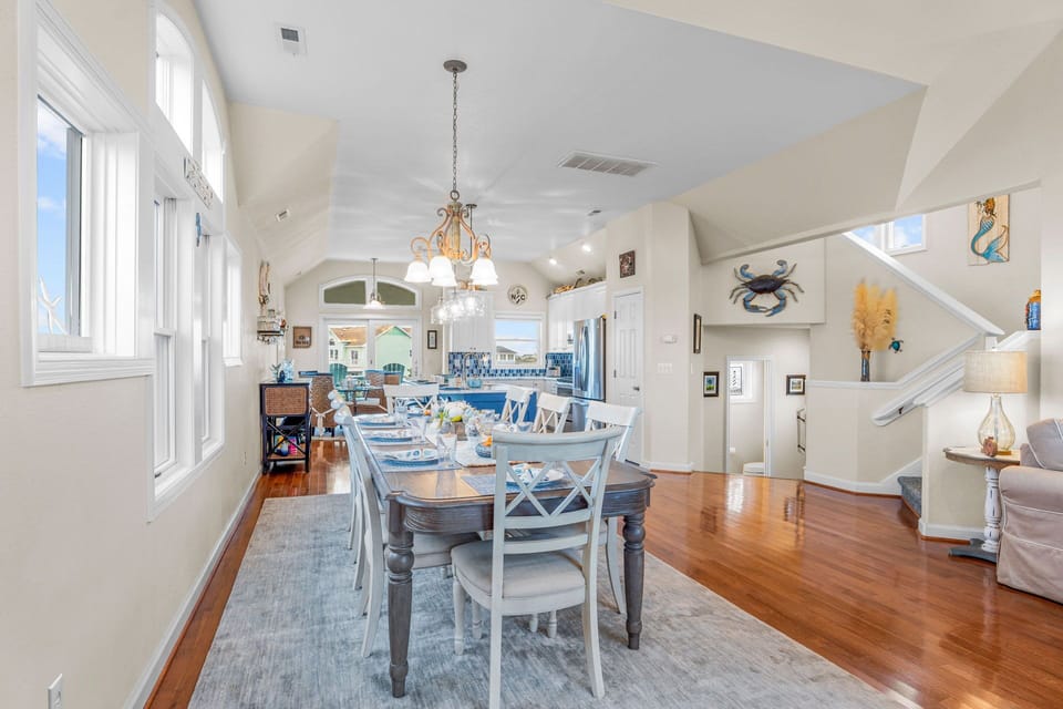 11-Surf or Sound Realty - 1169 - Risk It 4 Da Biscuit - Dining Area -7
