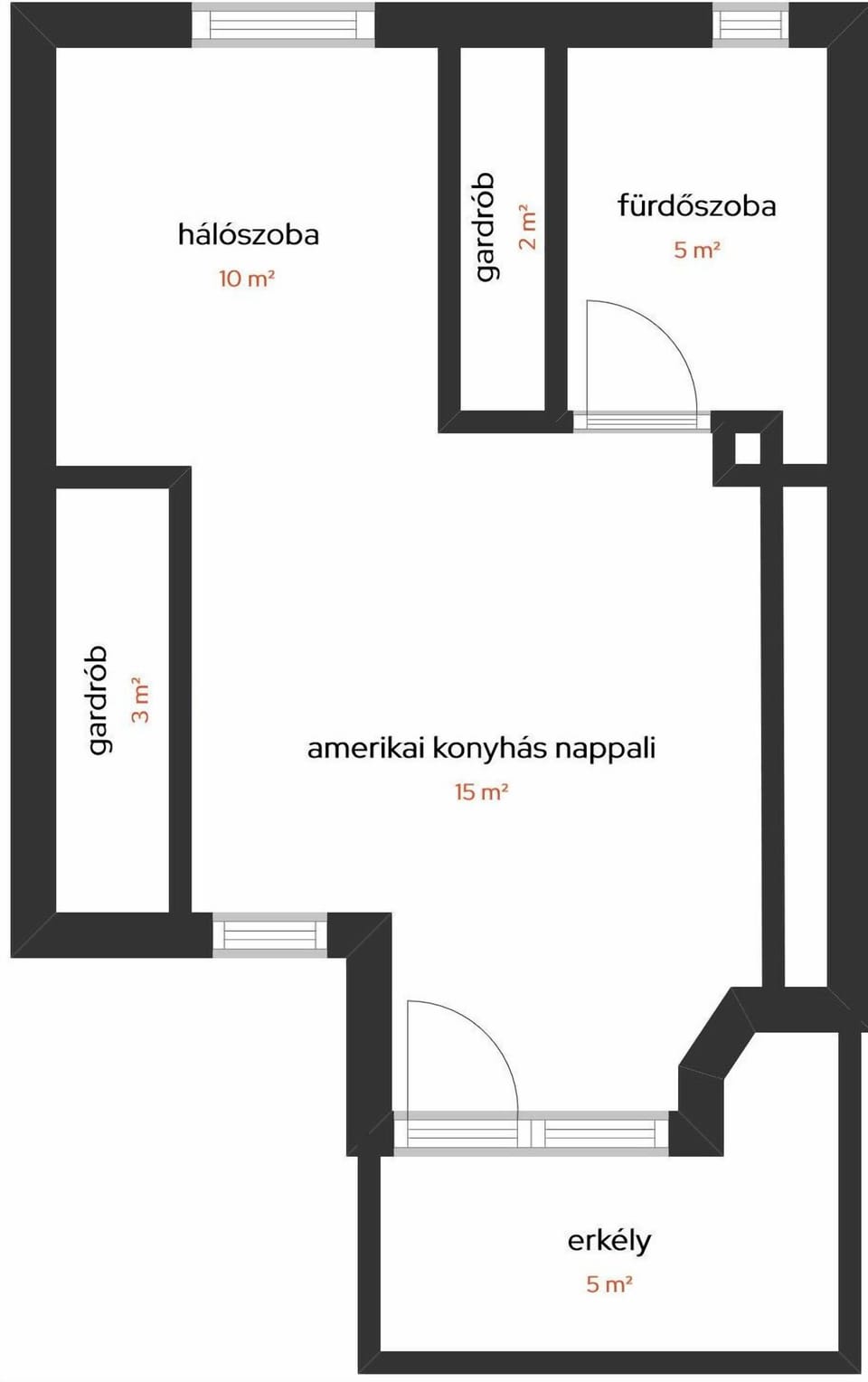 Superior studio apartment nr. 1 9
