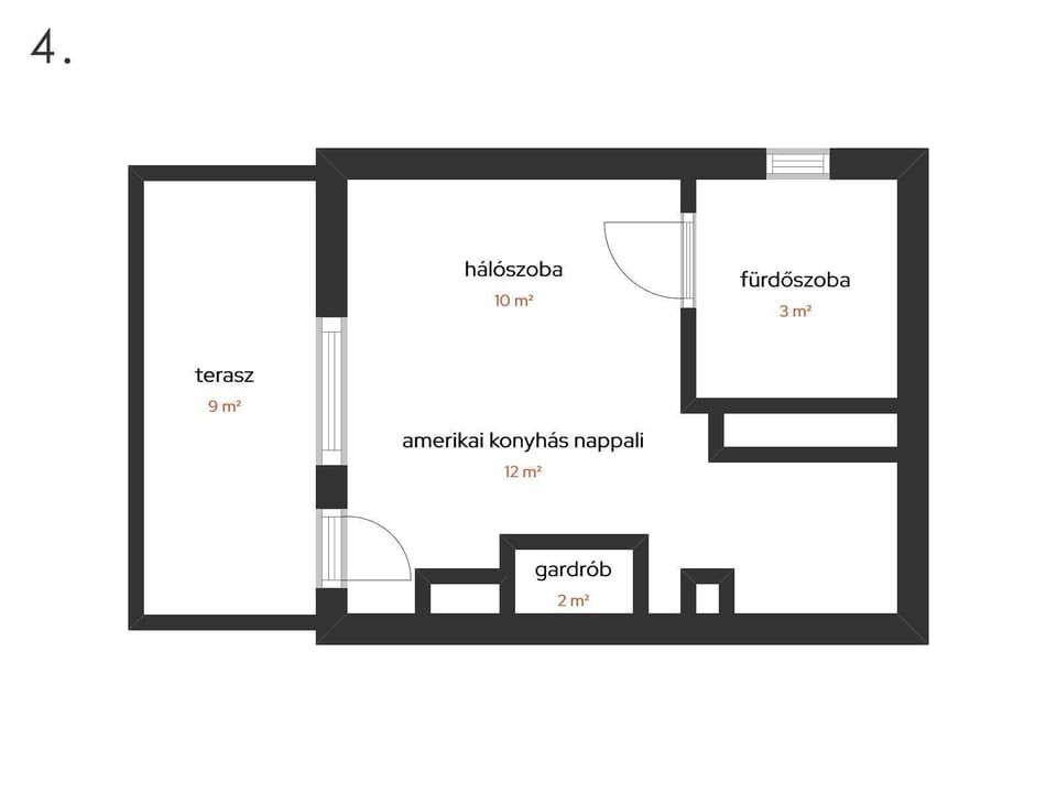 Superior studio apartment nr. 4 9