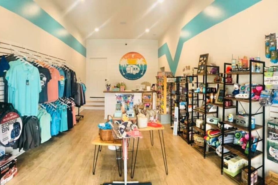 Barefoot RV Camp Store, located by the arcade in the resort.