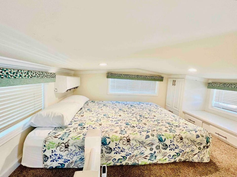 Loft with bed