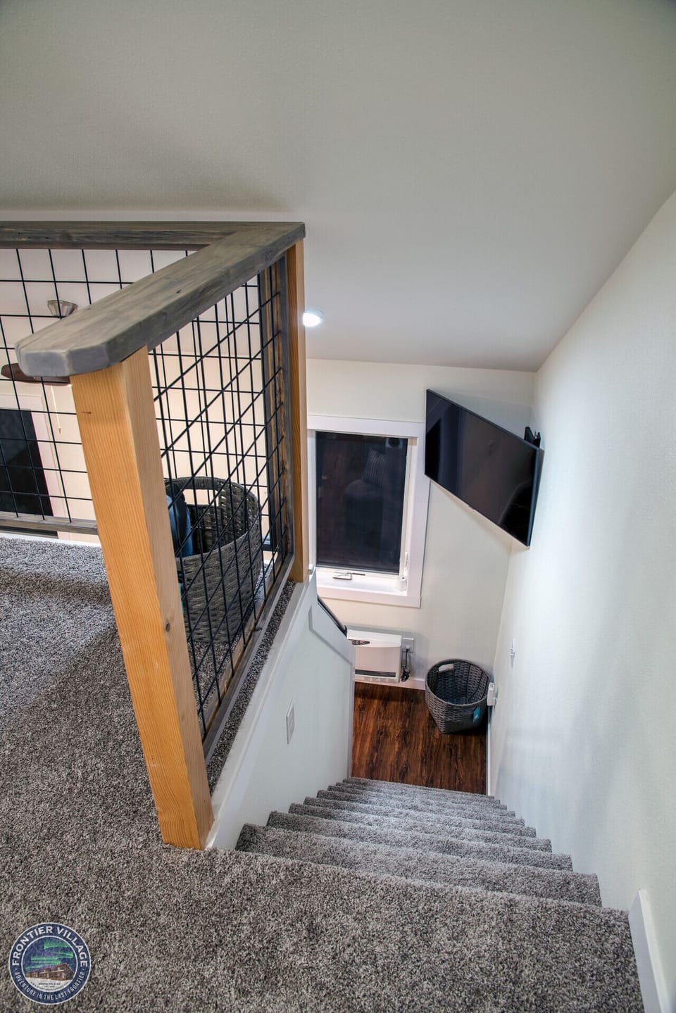 Sleeping loft bedroom.