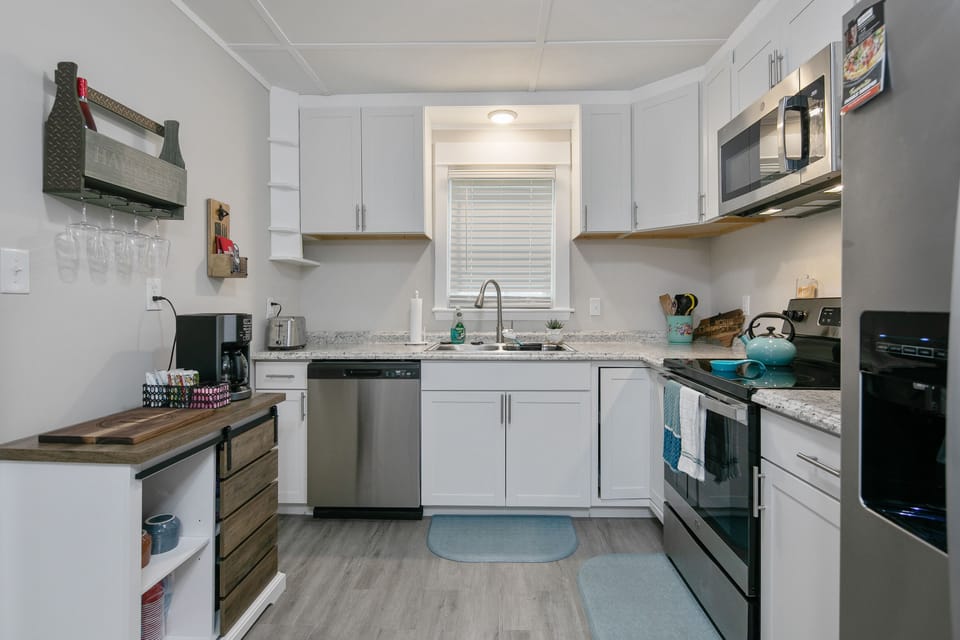 Recently Renovated Kitchen w/ Newer Stainless Steel Appliances, & Fully Stocked!