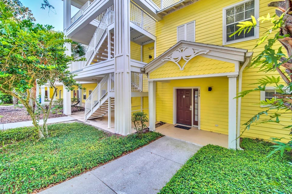 buildings are surrounded by ample green space and convenient parking.