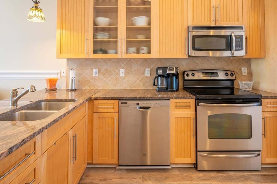 Kitchen with Granite Countertops