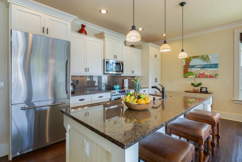 Open concept kitchen to make cooking with the family a breeze!