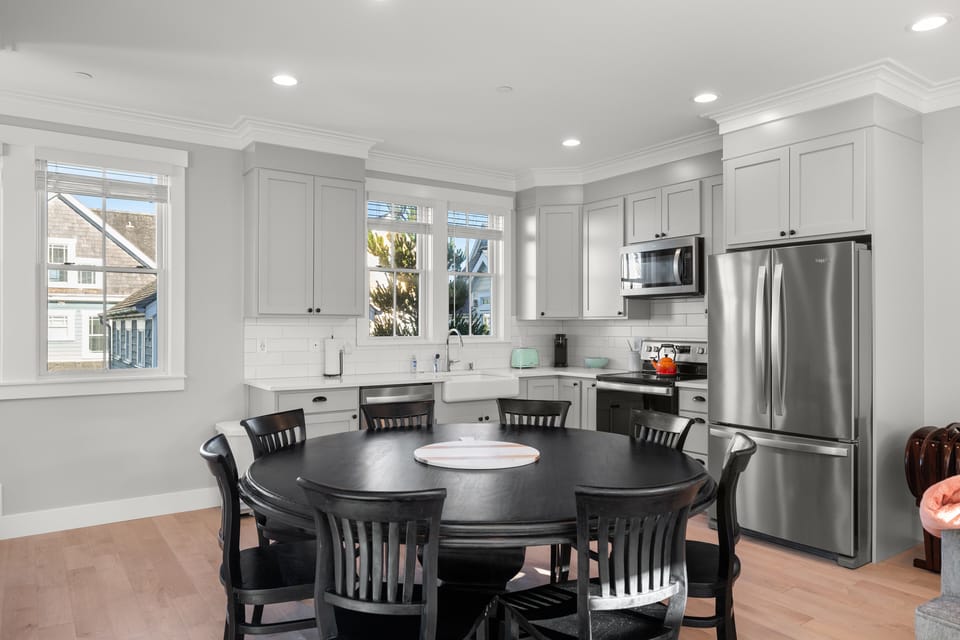 Gather around the dining table for great food and conversation