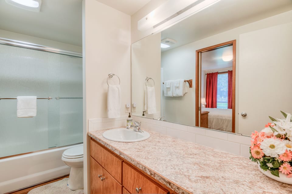 Bedroom #1 master bath - Tub/Shower combo