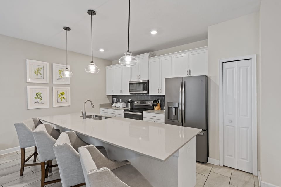 Elevate your culinary experience in our fully equipped kitchen