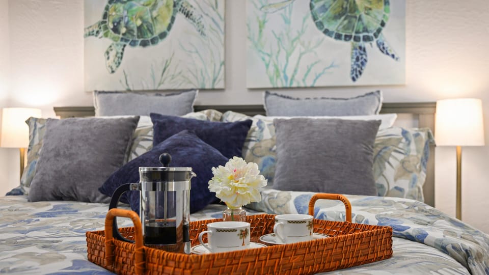 Luxuriously cozy bedroom
