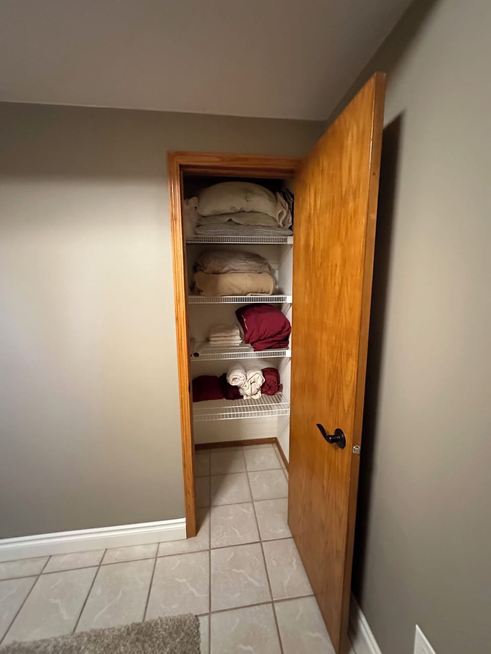 Linen closet.