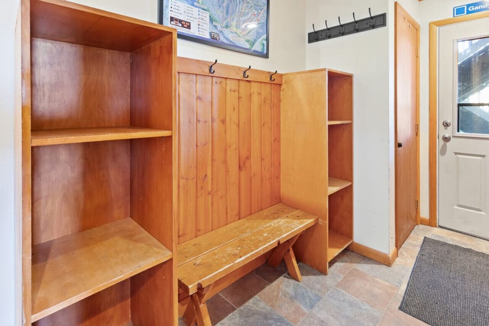 Mudroom with room to store your gear