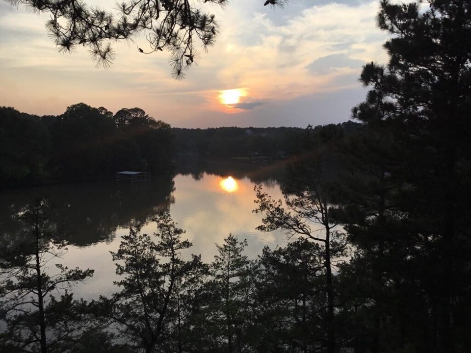 Great sunsets from the deck