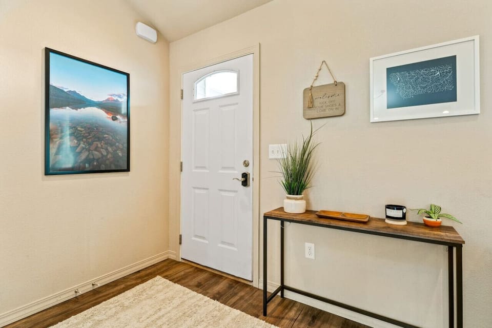 Main Living Space and Front Entrance