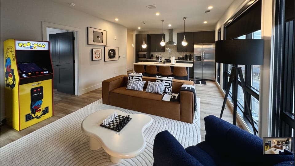 Luxury Open Floor Plan - Floor-to-ceiling windows with views of Nashville. 