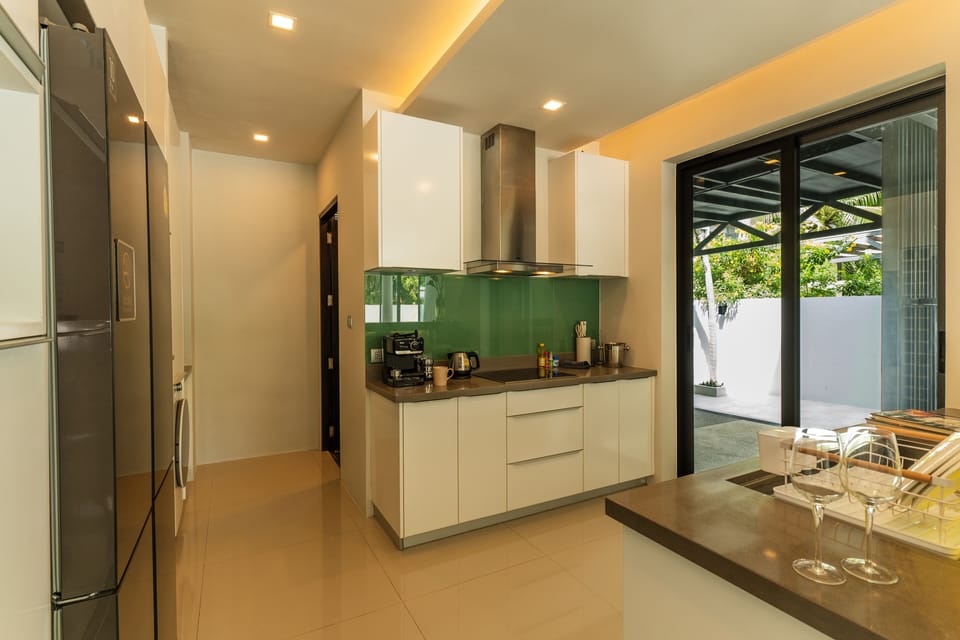Luxury Villa | Private kitchen | Coffee/tea maker, electric kettle