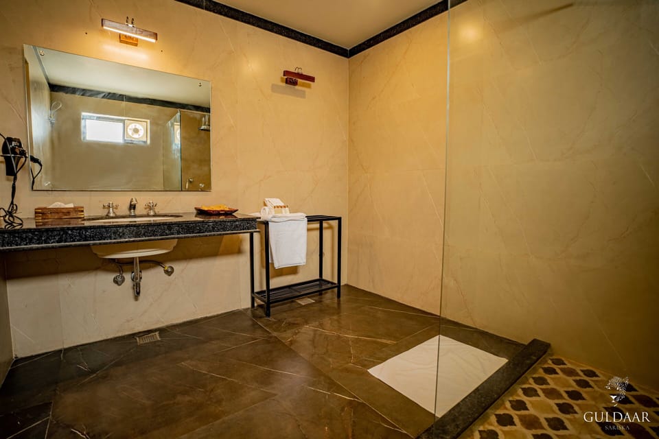 Pool Villa | Bathroom | Shower, free toiletries, hair dryer (on request), bathrobes