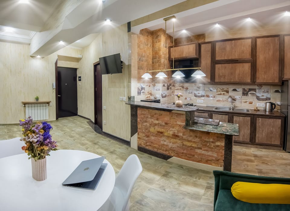 Apartment | Living area | 37-inch LED TV with digital channels