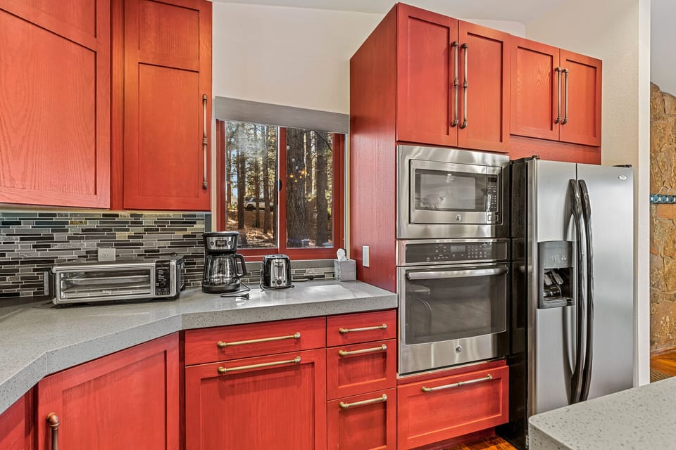 Fully stocked kitchen