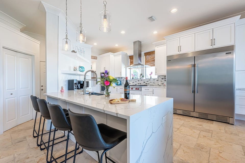 Breakfast bar seating