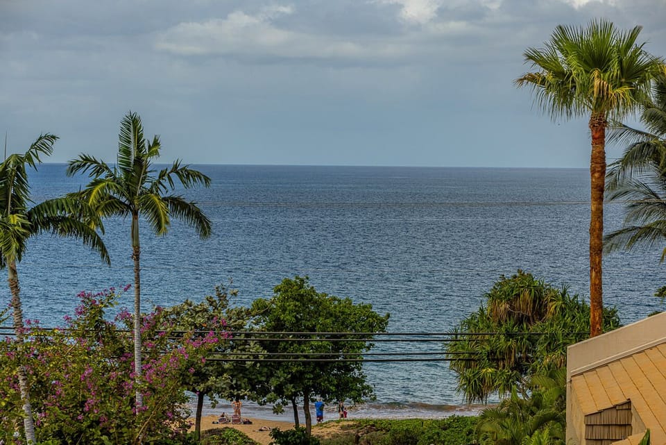 Views of the miles of beaches just across the street