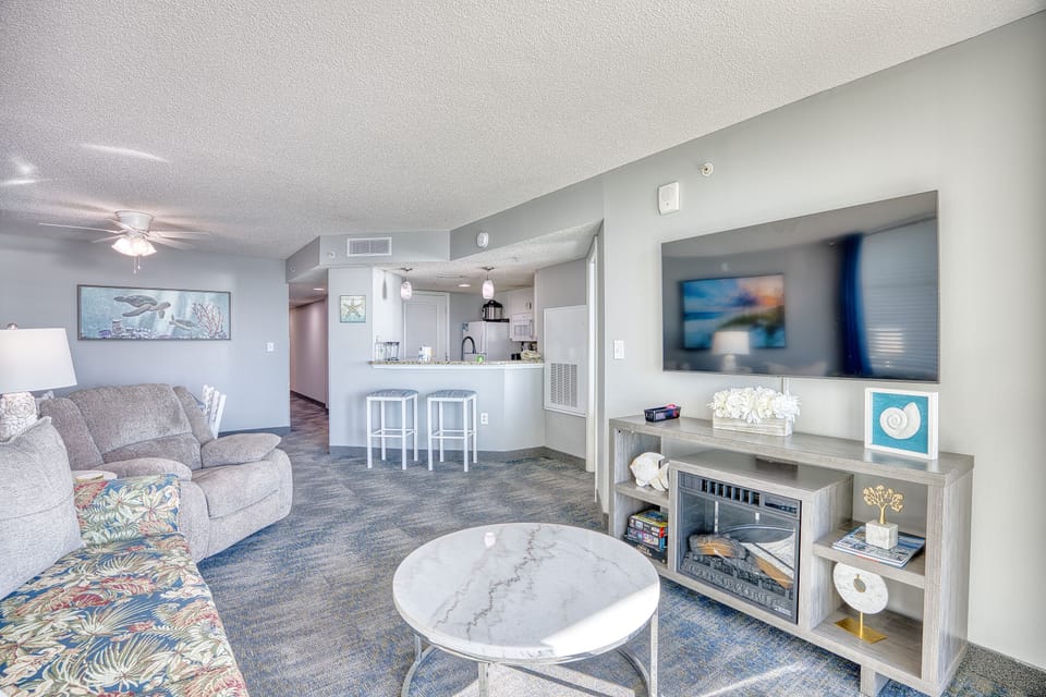 Fire Place for Getting Cozy or if it's a Little Chilly During Winter Time