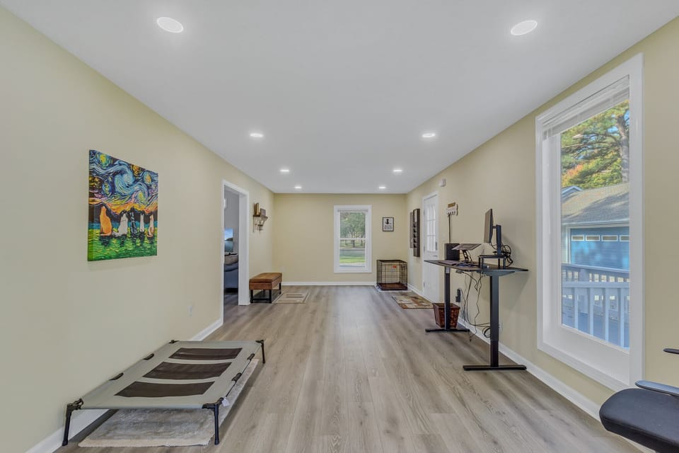 Side entry mudroom/office. Plenty of space to store coolers or larger items.
