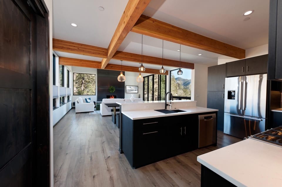 Kitchen, Dining and Living Space