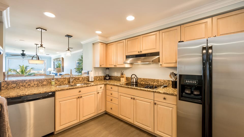 The kitchen has everything the chef in your group will need...