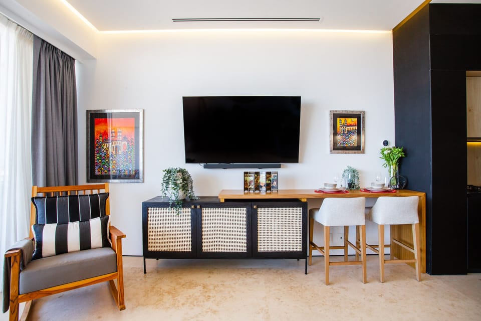 Smart TV in the living room for your entertainment