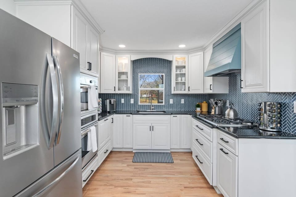 Well-equipped kitchen on the main floor.