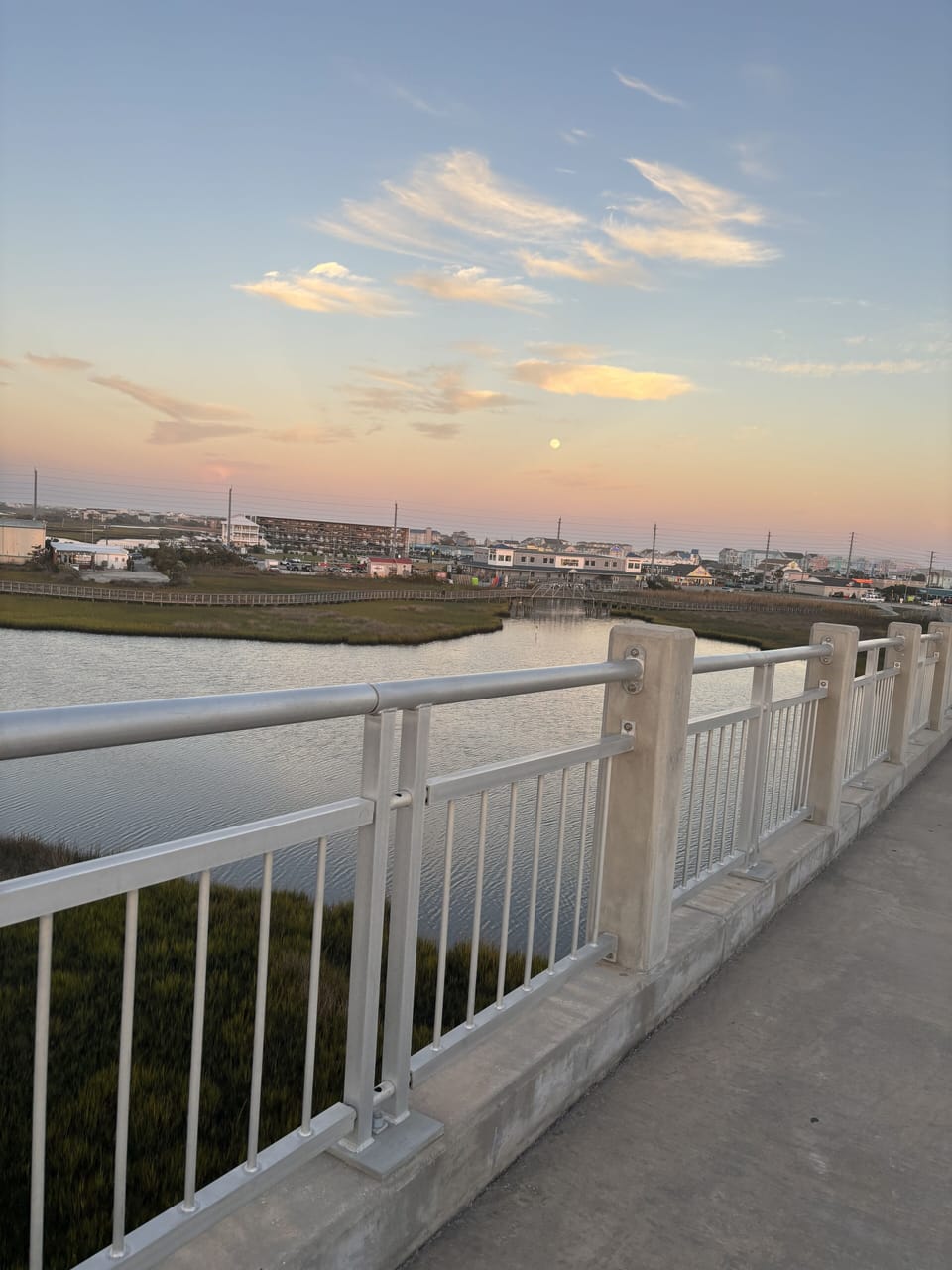 Walking the bridge