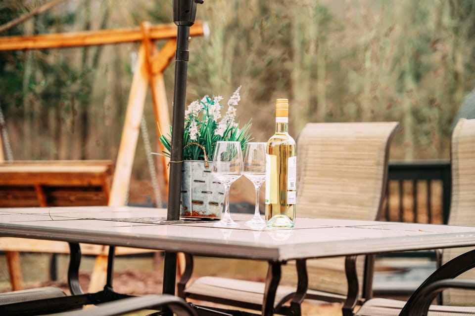 Wine on the backyard