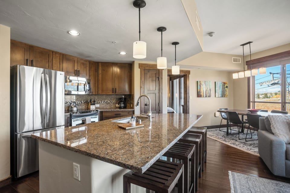 View from Kitchen into Dining Room