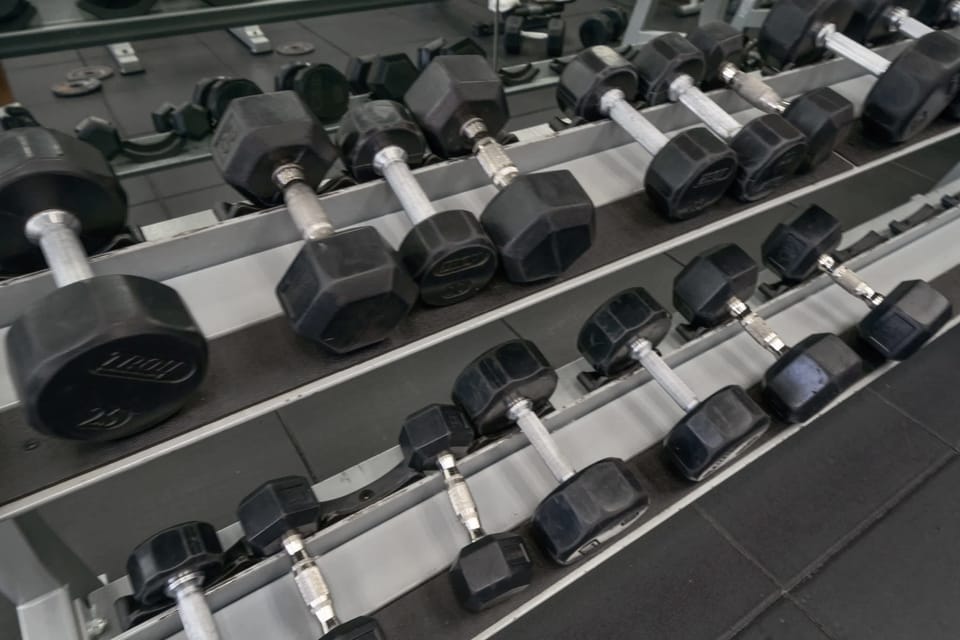 The gym offers a dynamic space to keep up with your fitness routine