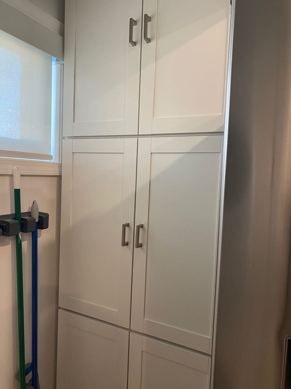 Large pantry for additional storage off the kitchen.