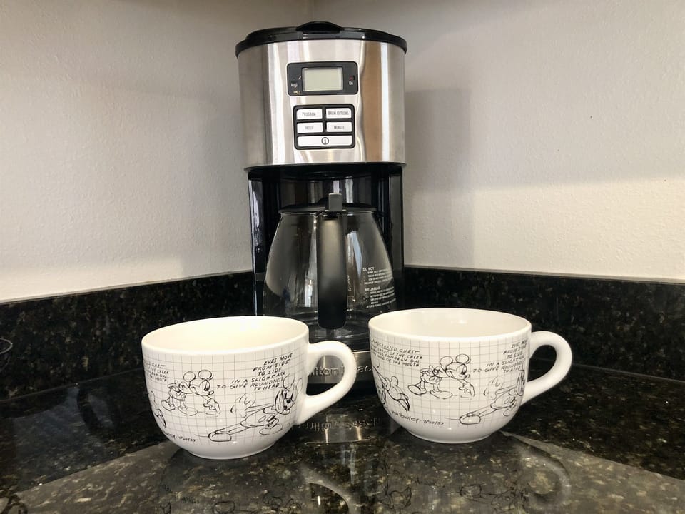 Coffee center in kitchen