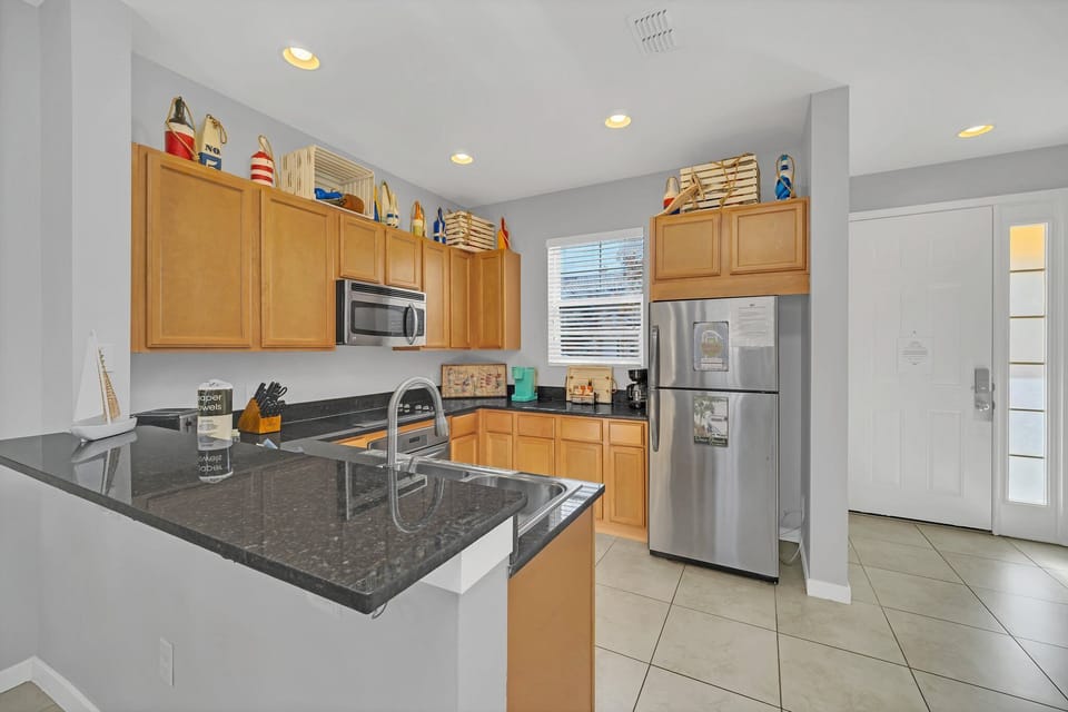 Spacious open-concept kitchen
