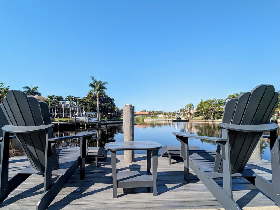 great view from dock across canal
