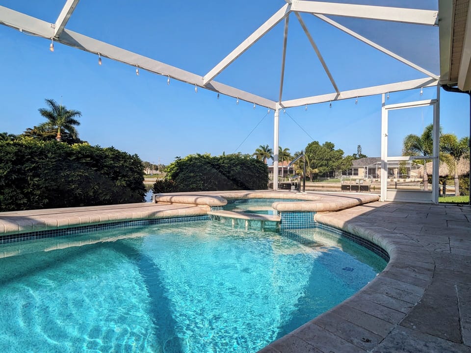 pool by the water