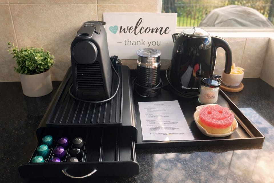 Nespresso machine provided