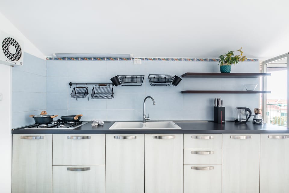 Comfort Apartment | Private kitchen | Espresso maker, electric kettle