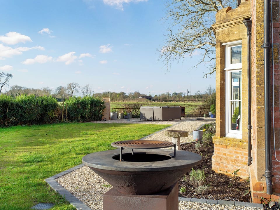 Patio | Sunset View, Burtle, near Glastonbury